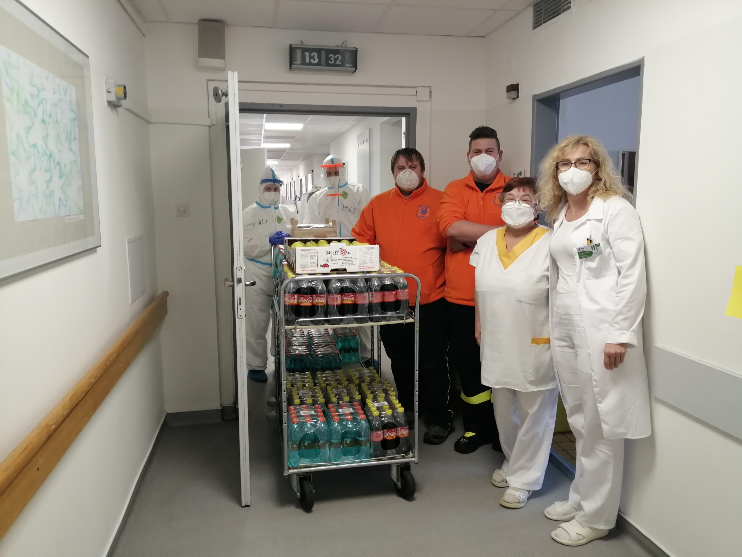 Nemocnice Roudnice nad Labem - aktuality - Poděkování dobrovolným hasičům Štětí