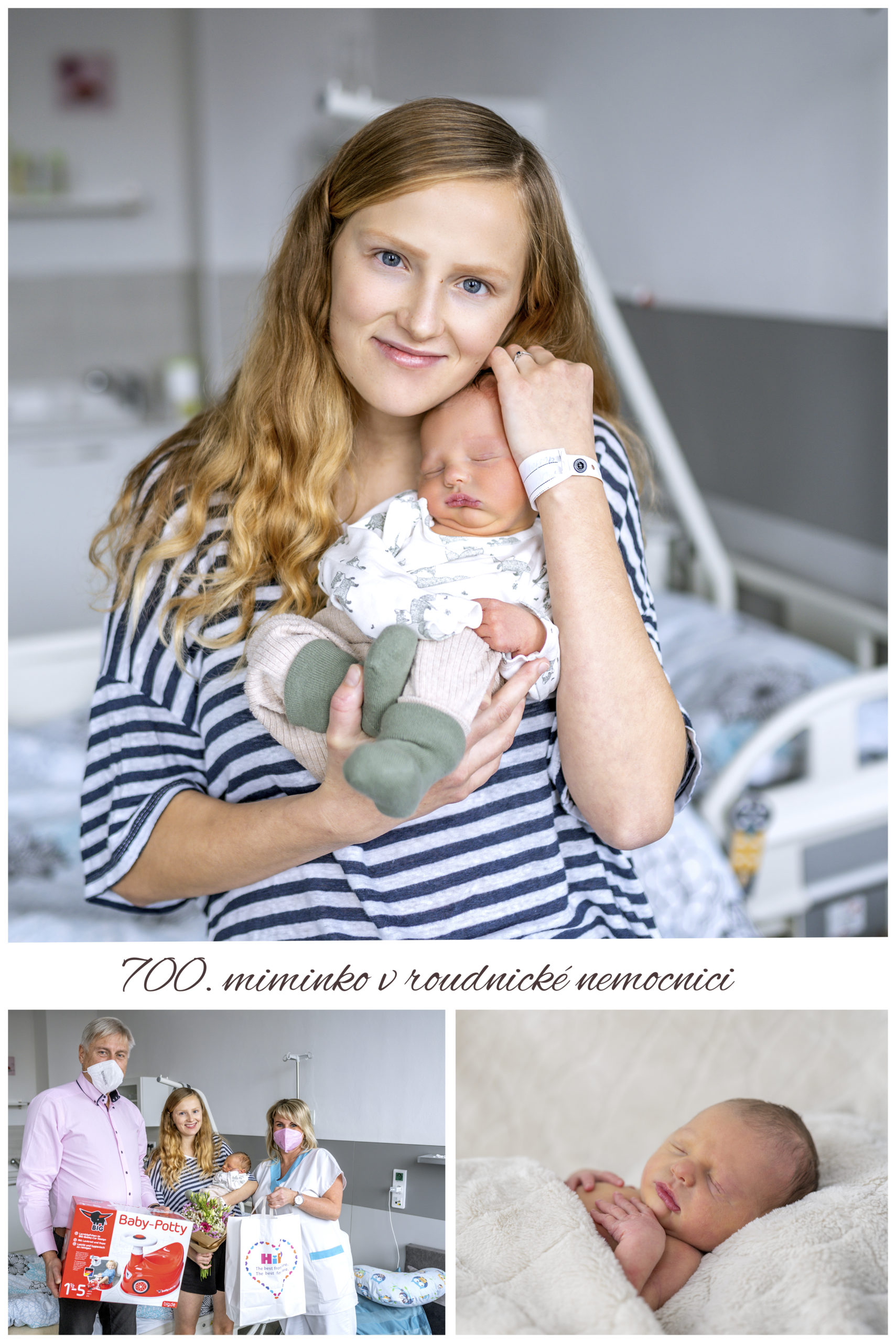 Nemocnice Roudnice nad Labem - aktuality - 700. miminko v naší roudnické porodnici